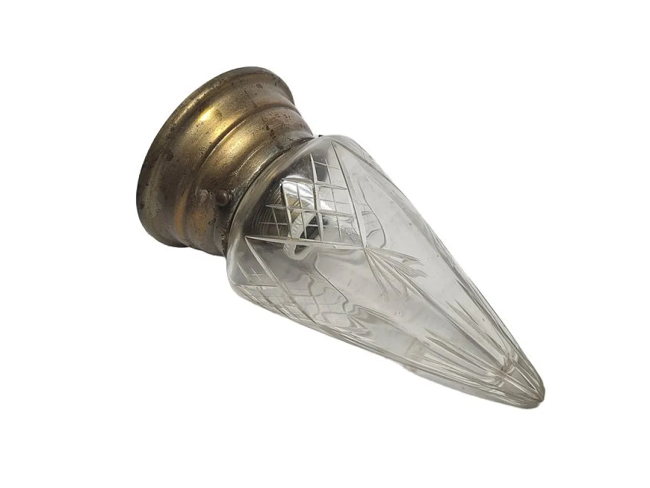 Lampada a sospensione Art Nouveau, Polonia, anni '30 2