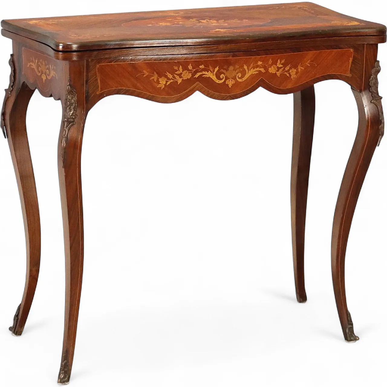 Indian rosewood and mahogany game table, 19th century 11