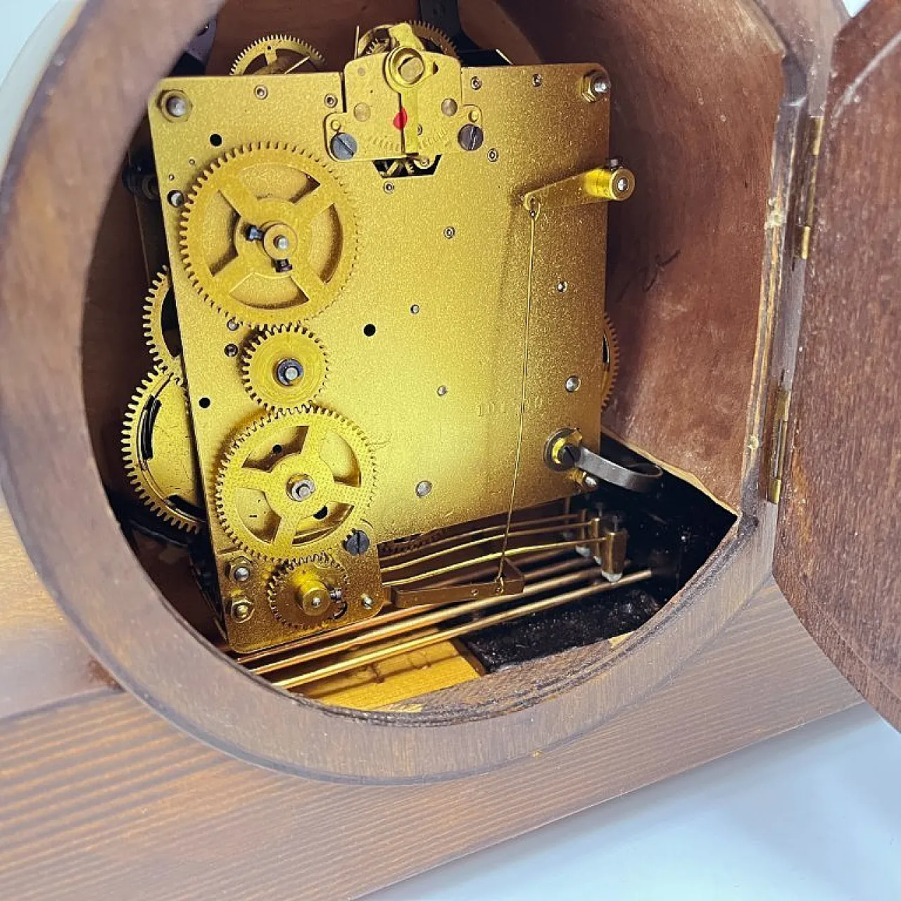 AnkerUhr mantel clock, 1950s 2