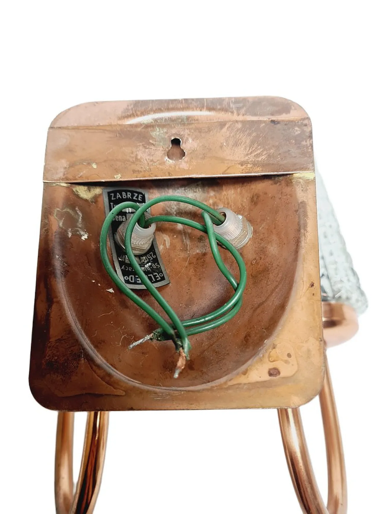 Lampada da parete a due bracci di Elmet Zabrze, Polonia, anni '70. 10