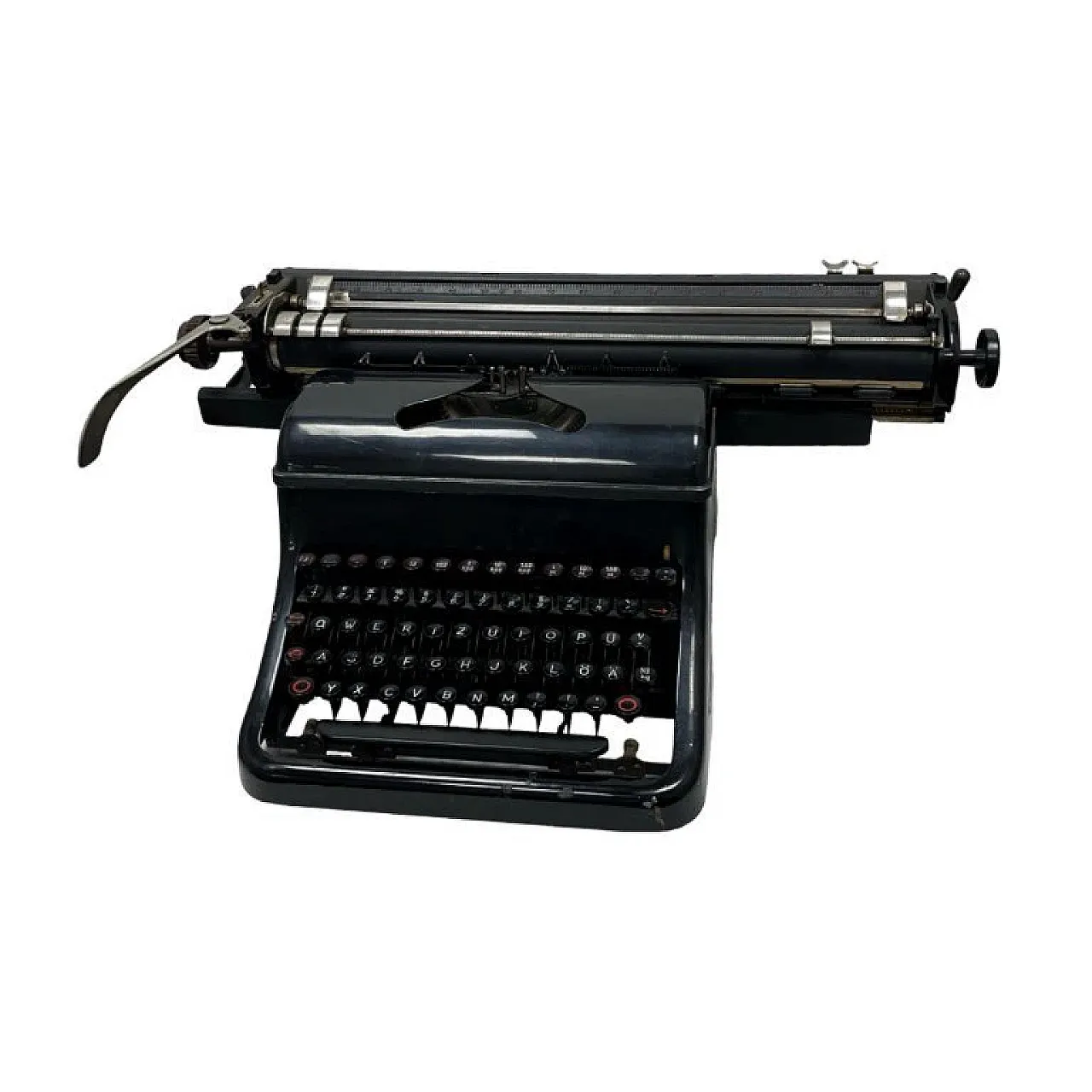 Macchina da scrivere Olympia M10 a carrello largo, anni '30 1