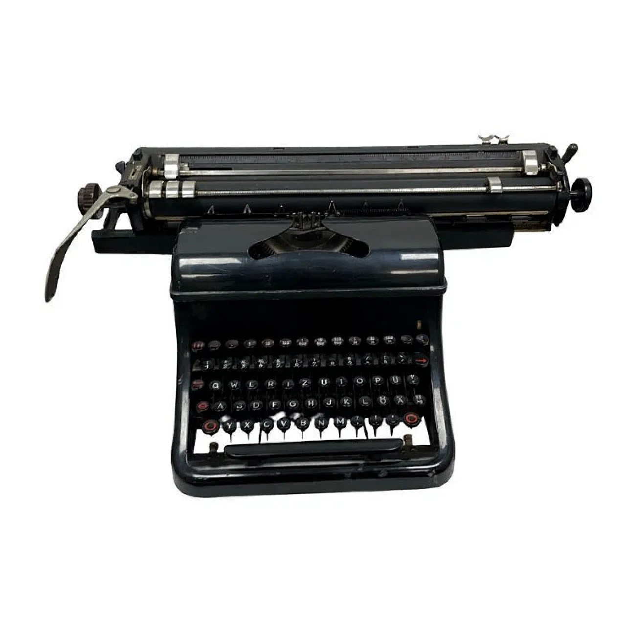 Macchina da scrivere Olympia M10 a carrello largo, anni '30 7