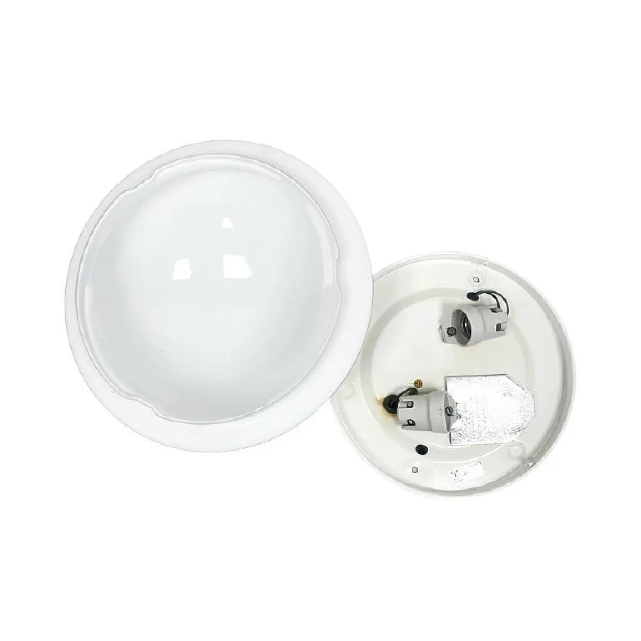 Peill & Putzler spherical flush-mount light, model 71207, 1970s 7