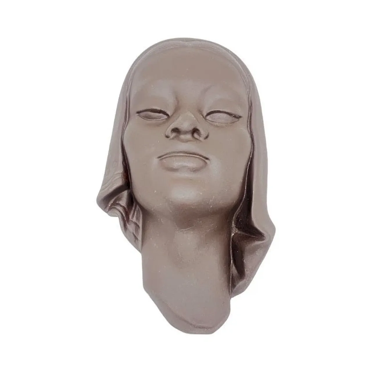 Ceramic wall mask by Paul Keilbar, 1950s 7