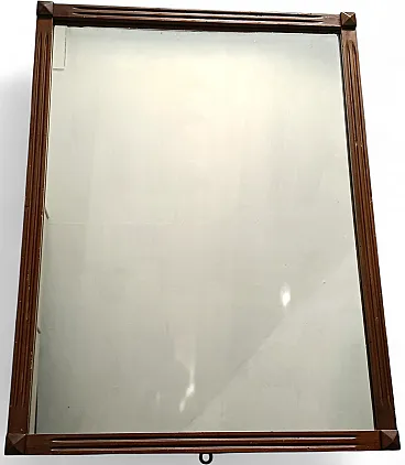 Mirror, wooden frame, 1950s