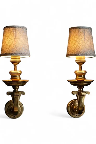 Pair of sconces, 1940s