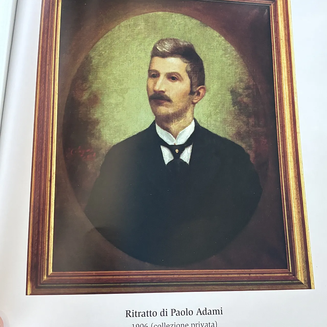 Oil painting of a nobleman, by Giacomo Calegari, Bergamo, 1899 11