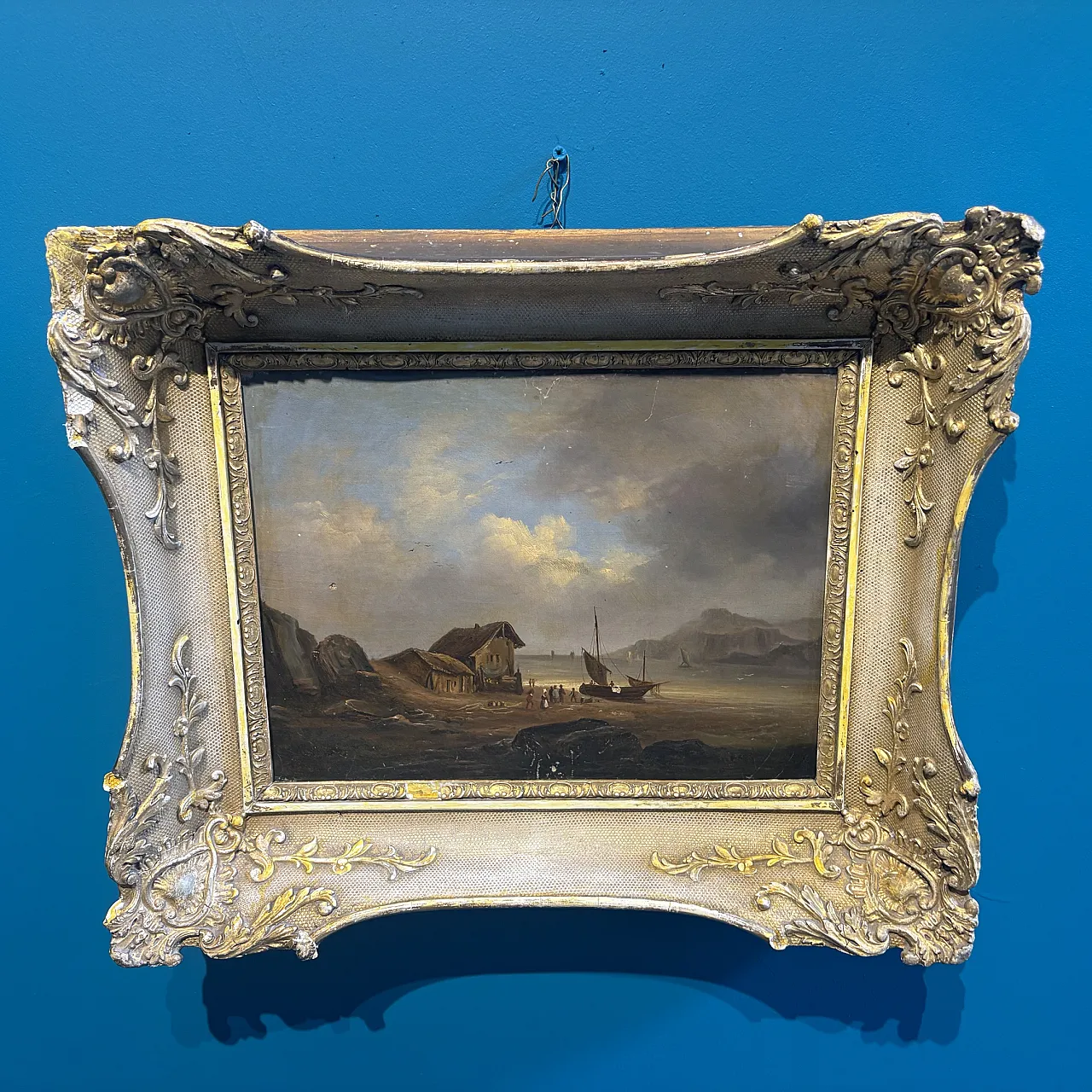 Flemish oil on canvas landscape painting, 19th century 1