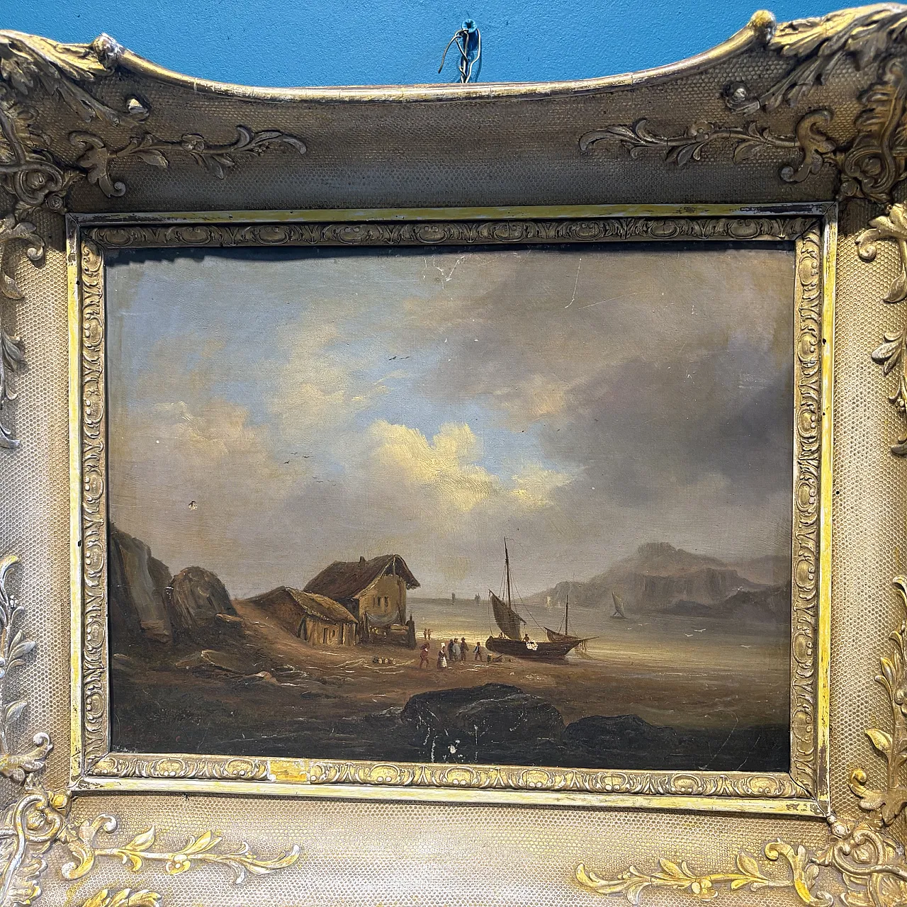 Flemish oil on canvas landscape painting, 19th century 2