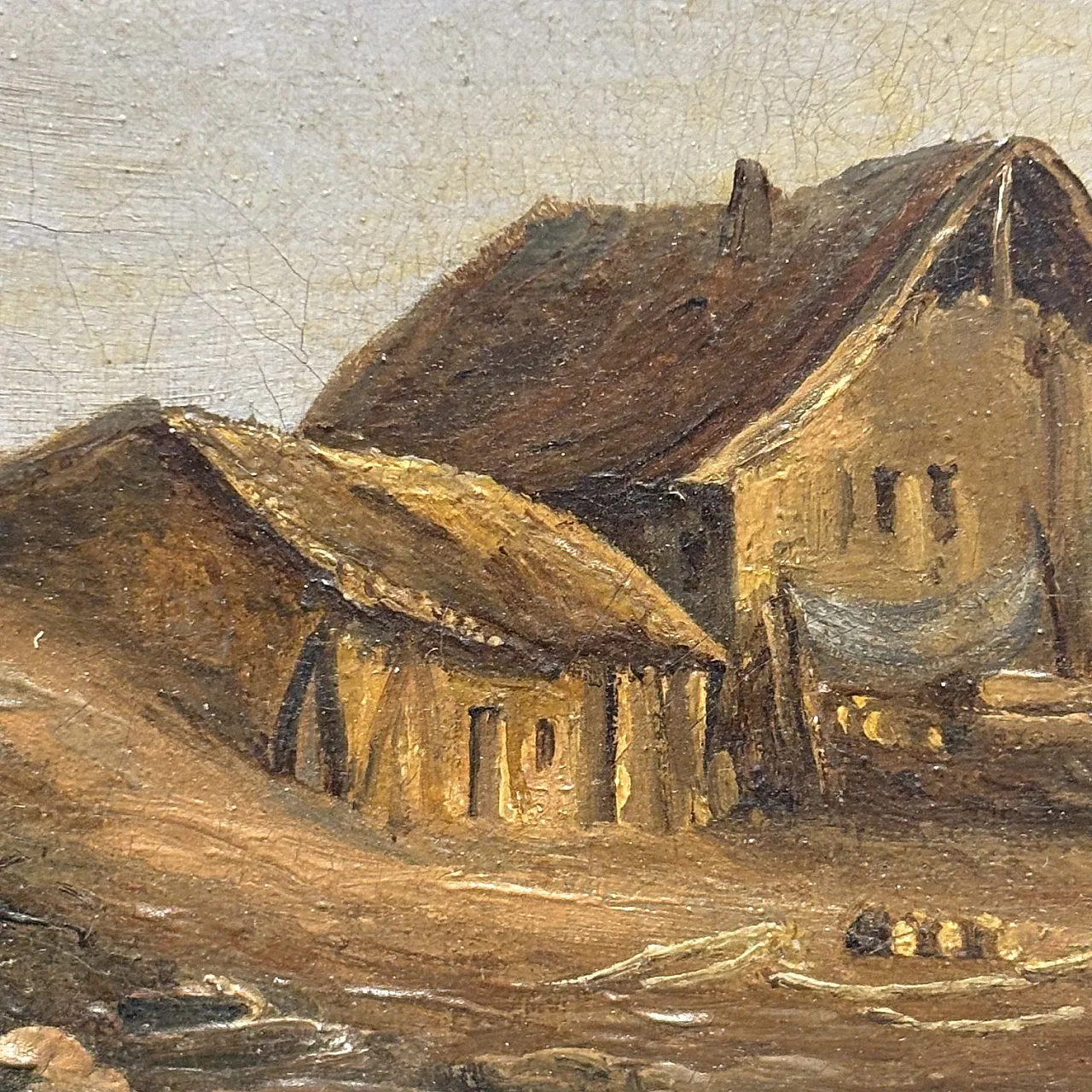 Flemish oil on canvas landscape painting, 19th century 8