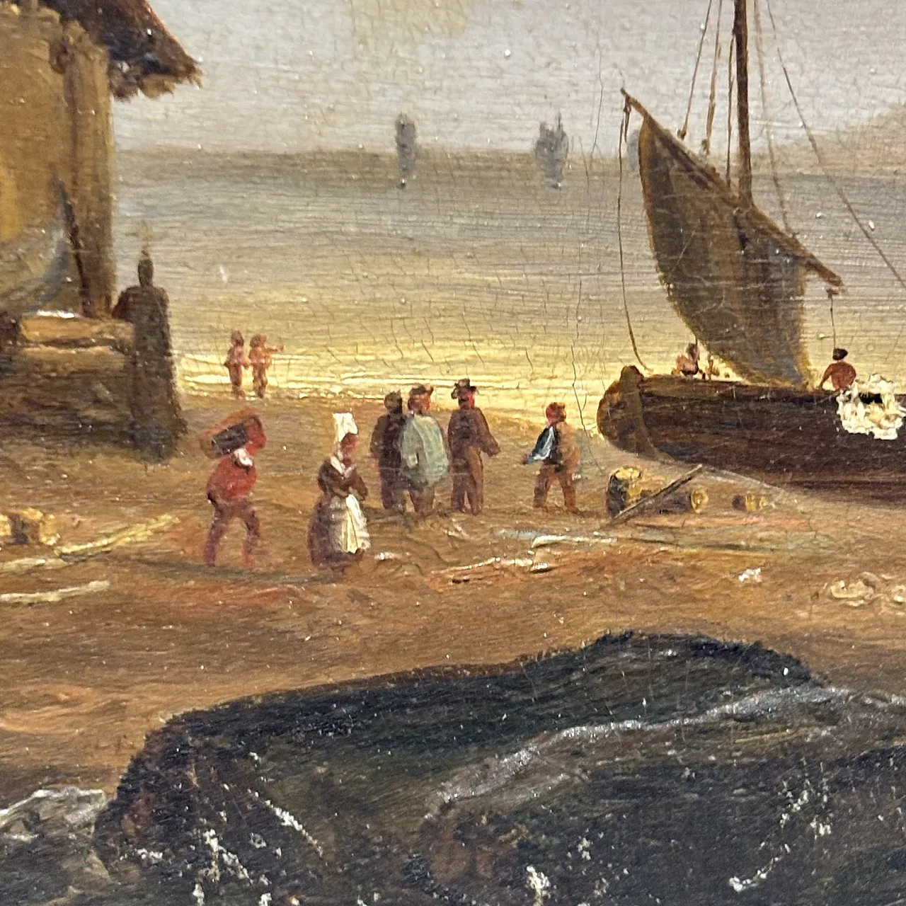 Flemish oil on canvas landscape painting, 19th century 9