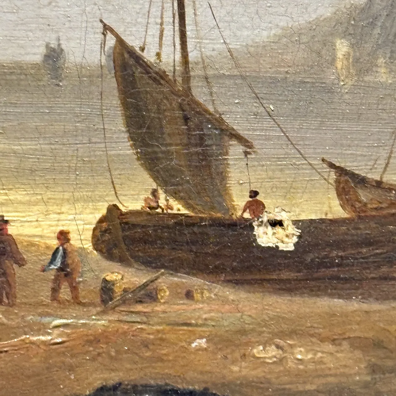Flemish oil on canvas landscape painting, 19th century 10
