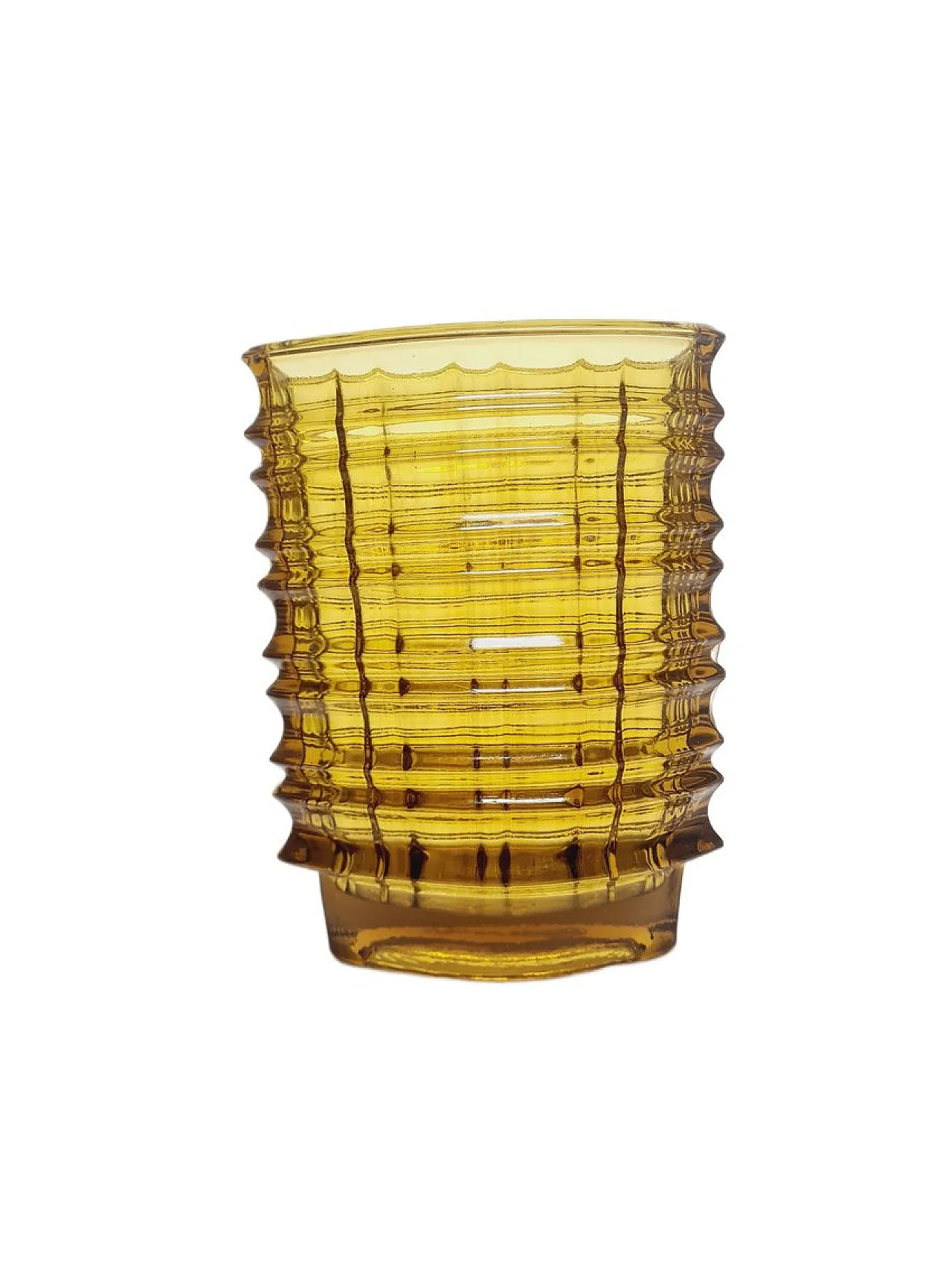 Vaso ottico New Look di Jan Sylwester Drost per la vetreria Ząbkowice, 8