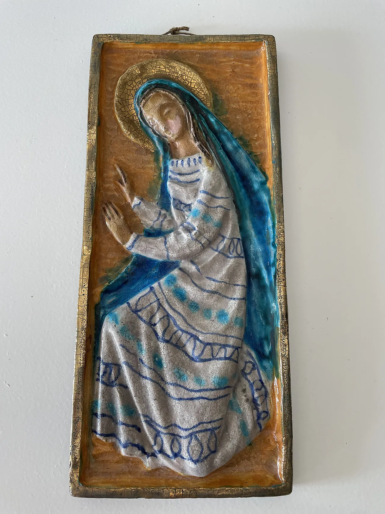 San Polo di Venezia, placca in ceramica, anni '50 2