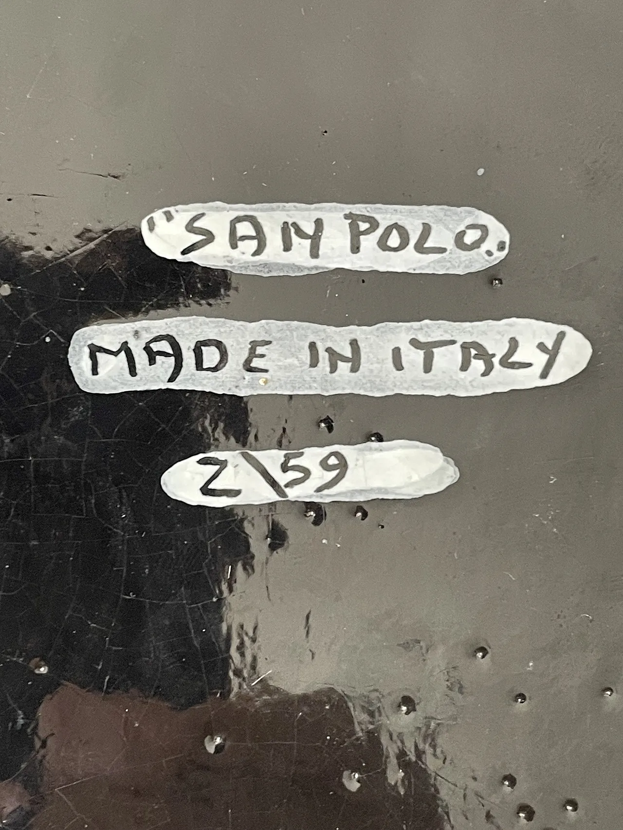 San Polo di Venezia, placca in ceramica, anni '50 15