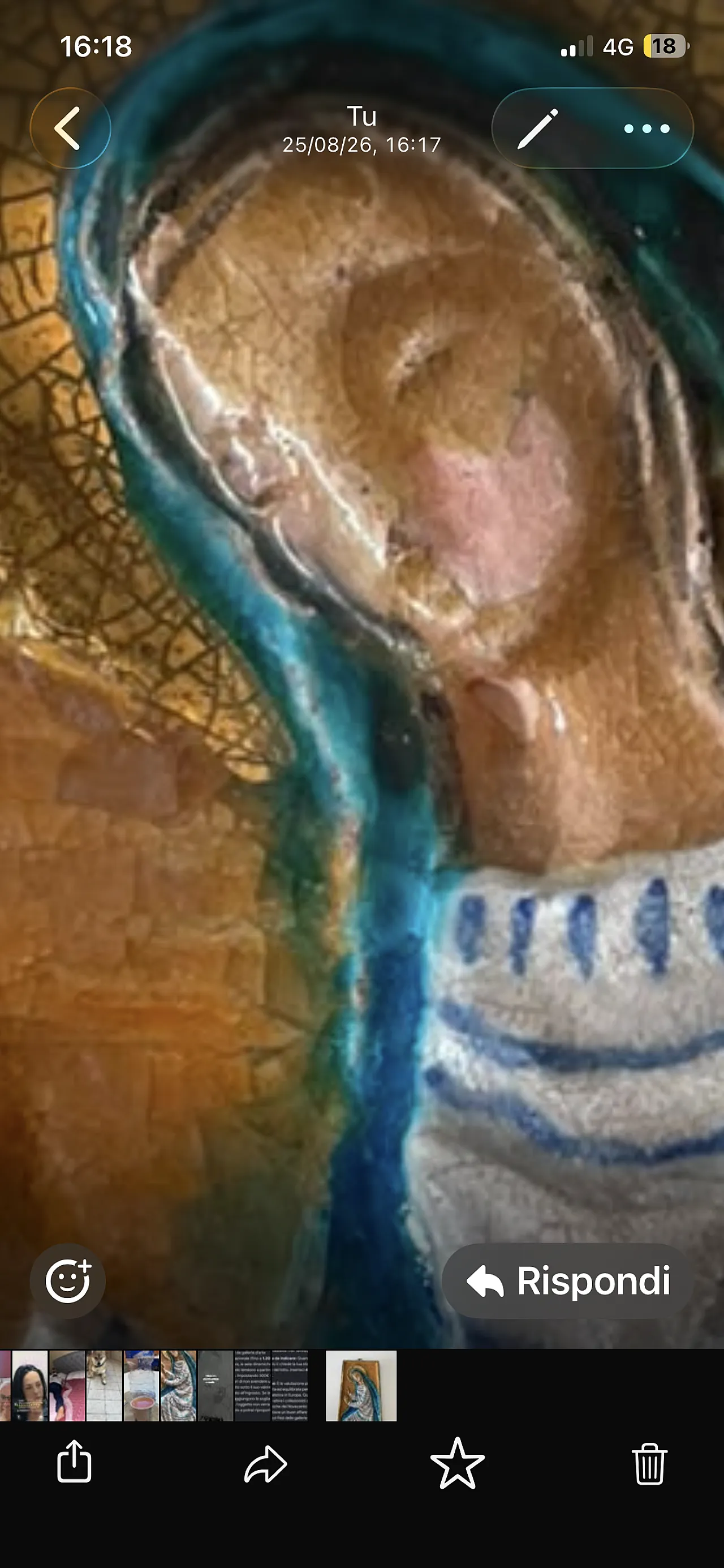 San Polo di Venezia, placca in ceramica, anni '50 19