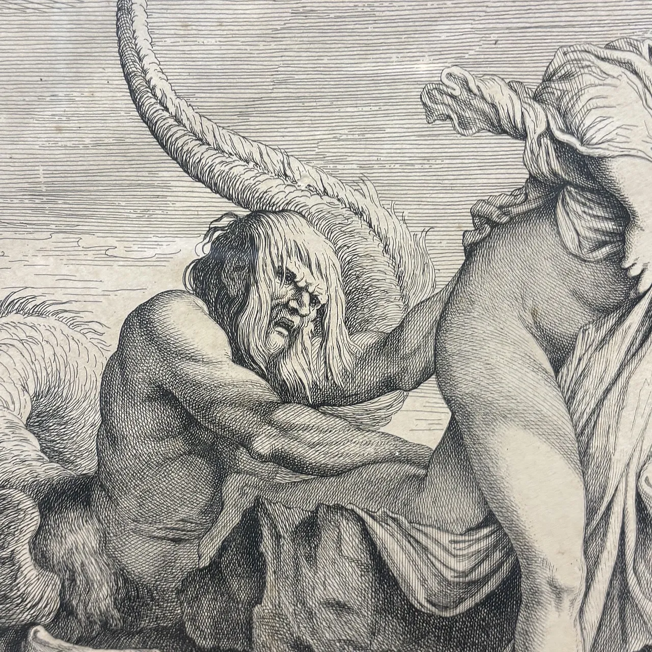 Incisione raffigurante il mito di Glauco e Scilla, '700 11