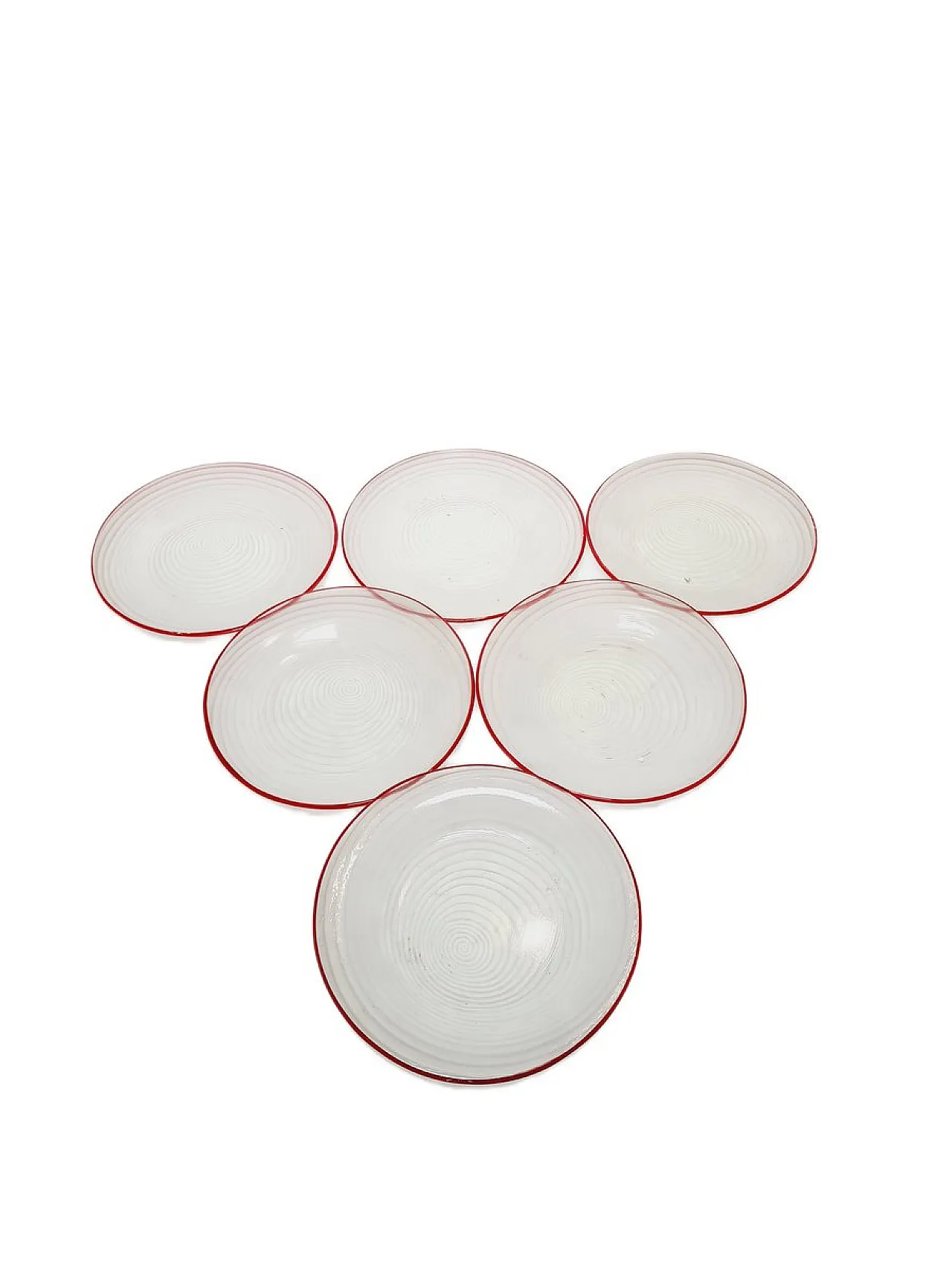 Set da dessert Rotor di J. Drost per Ząbkowice Gospodarcza Huta, Polonia, 1