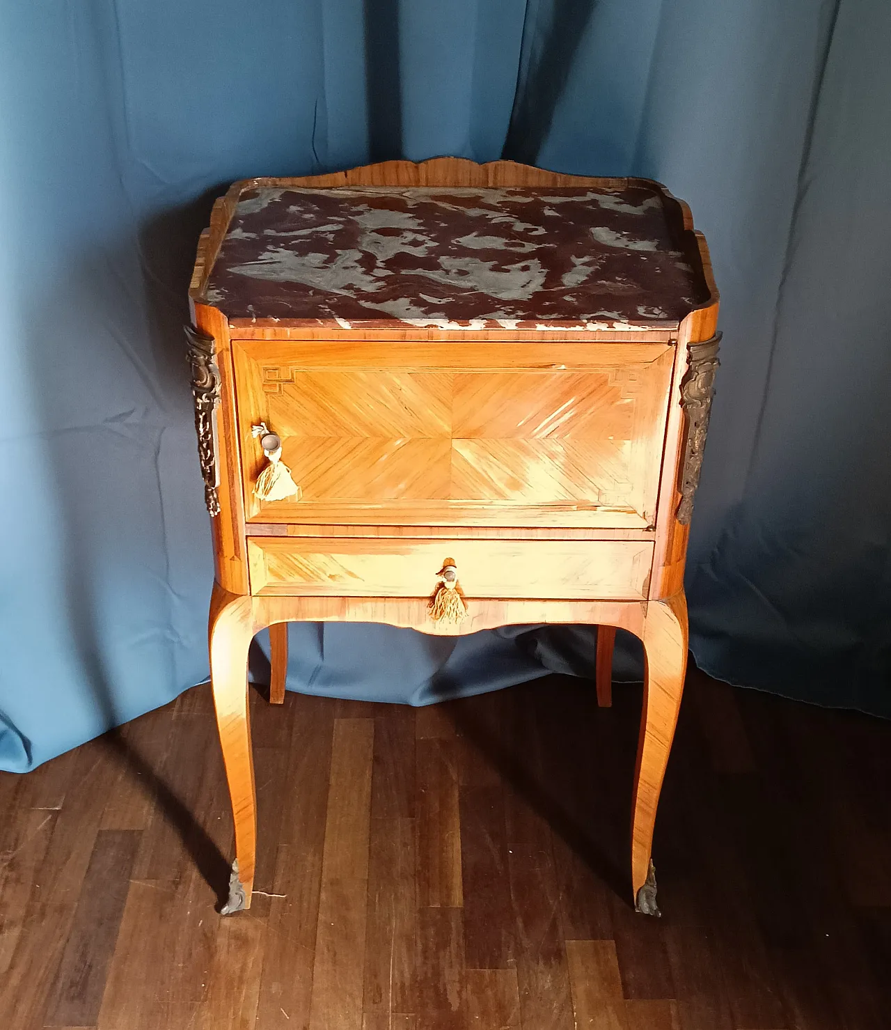 Louis XV style bedside table, 1950s 2