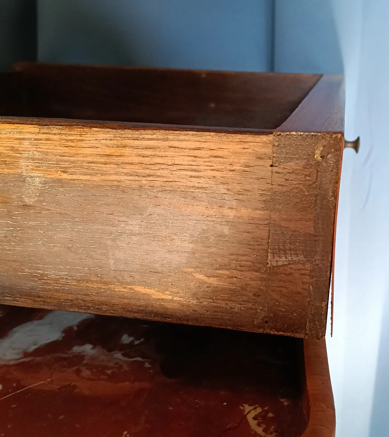 Louis XV style bedside table, 1950s 12