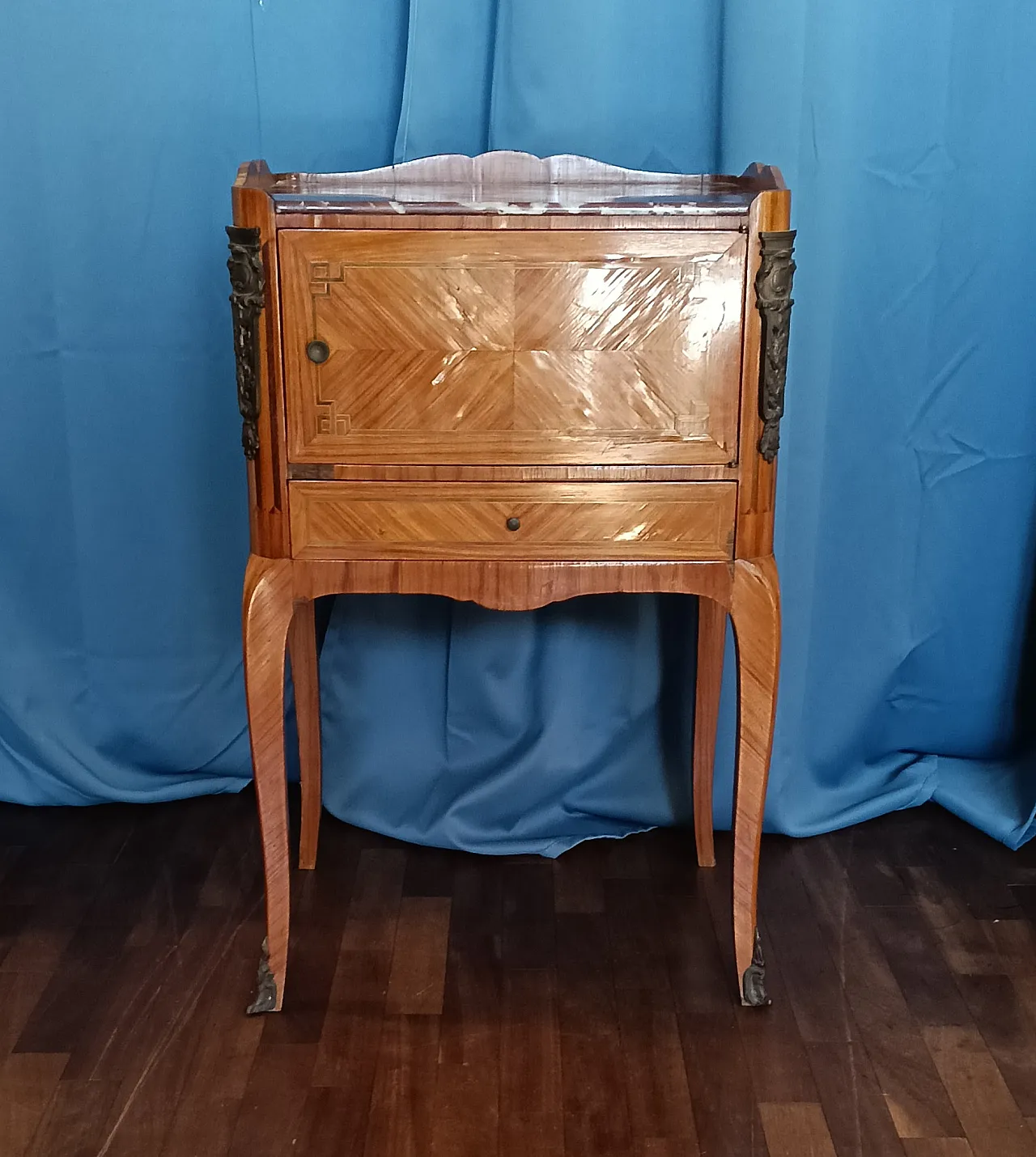Louis XV style bedside table, 1950s 20