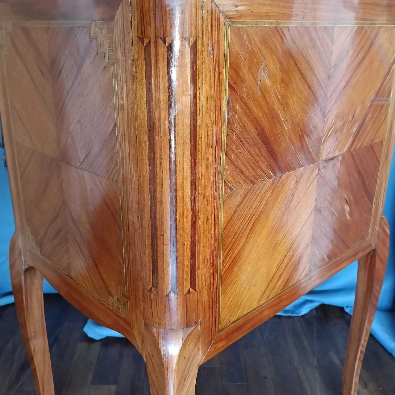 Louis XV style bedside table, 1950s 24