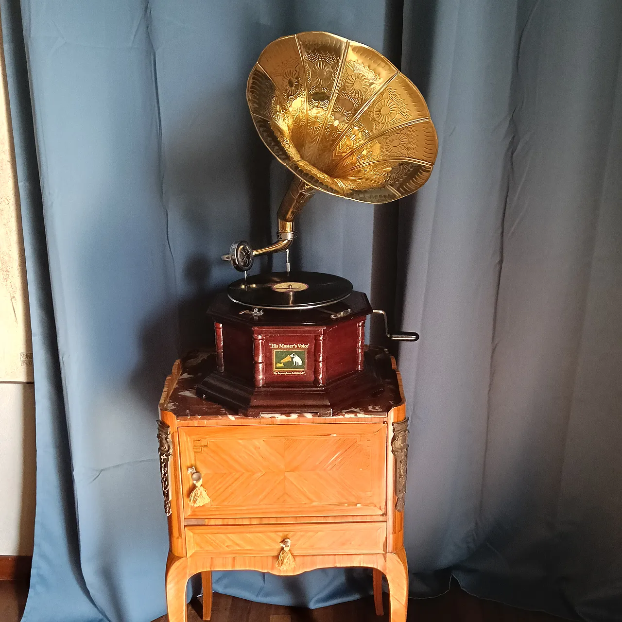 Louis XV style bedside table, 1950s 26