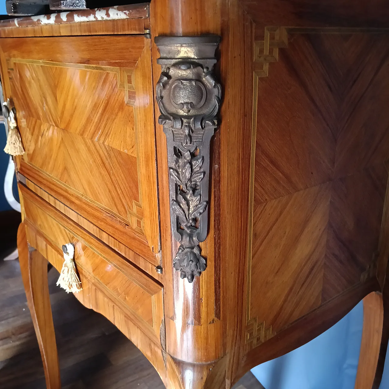 Louis XV style bedside table, 1950s 28