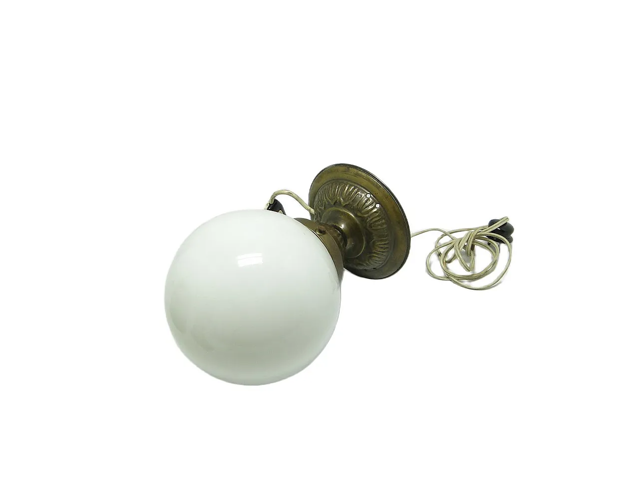 Lampada a sospensione Art Déco, Polonia, anni '30 4
