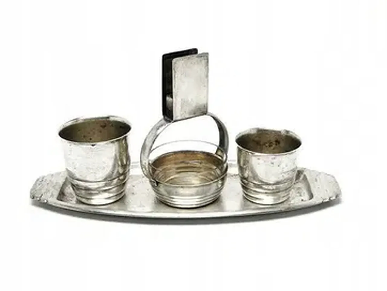 Set da fumatore Art Déco di Szandrik, Ungheria, anni '30 1
