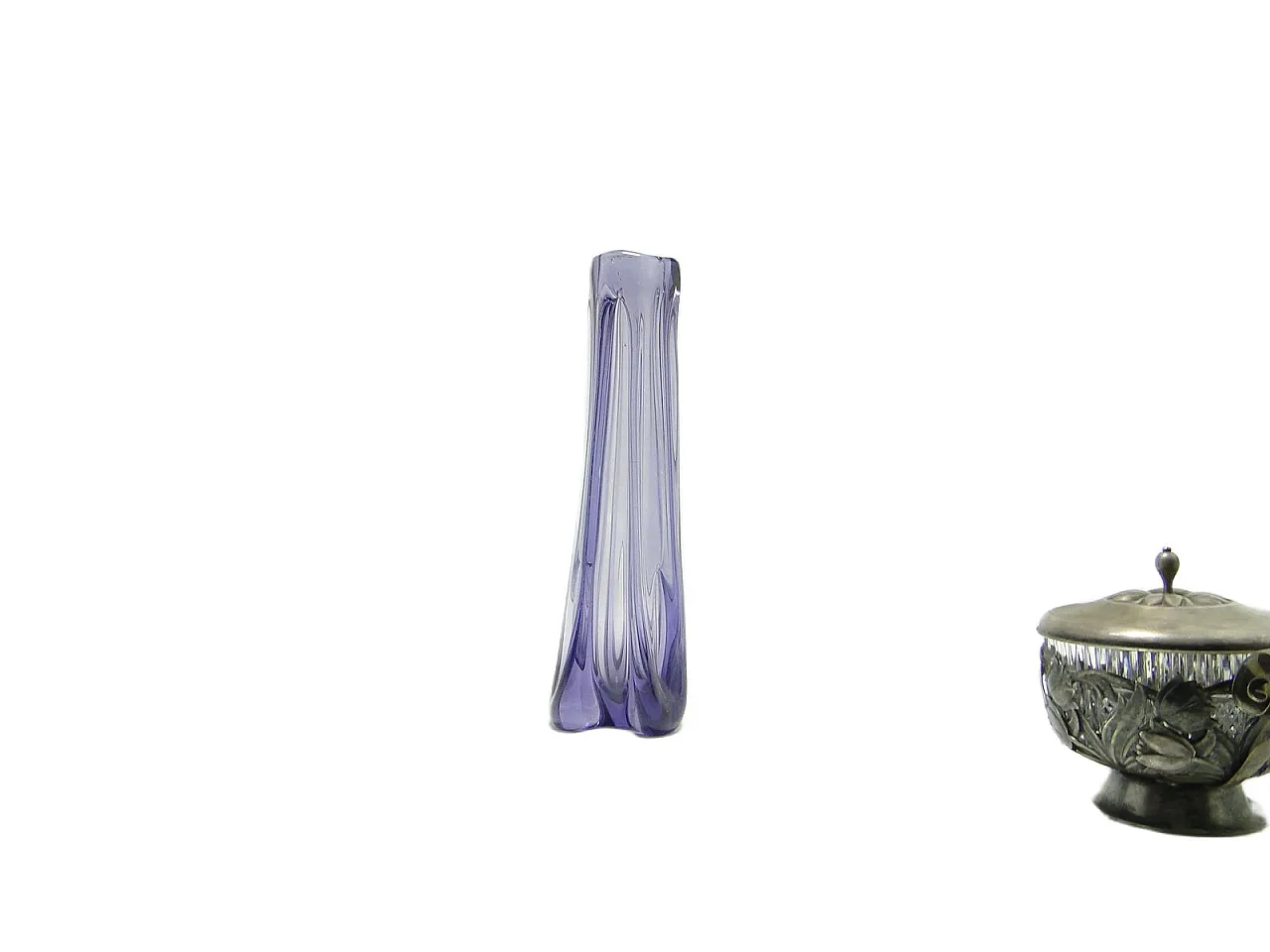 Vaso Glut di Jan Sylwester Drost per Ząbkowice Glassworks, anni '70 2
