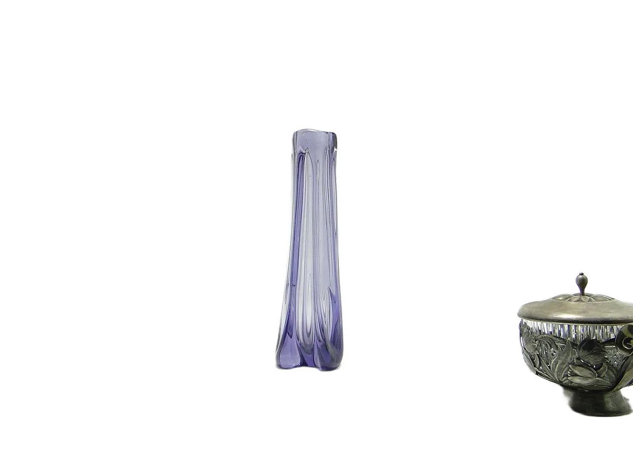 Vaso Glut di Jan Sylwester Drost per Ząbkowice Glassworks, anni '70 3