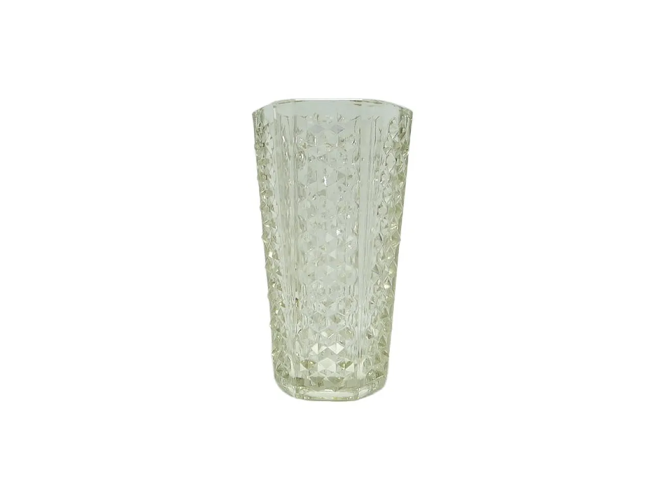 Ciotola Art Nouveau con supporto, proveniente dalla vetreria di Ząbkowice, Polonia, anni '70. 6