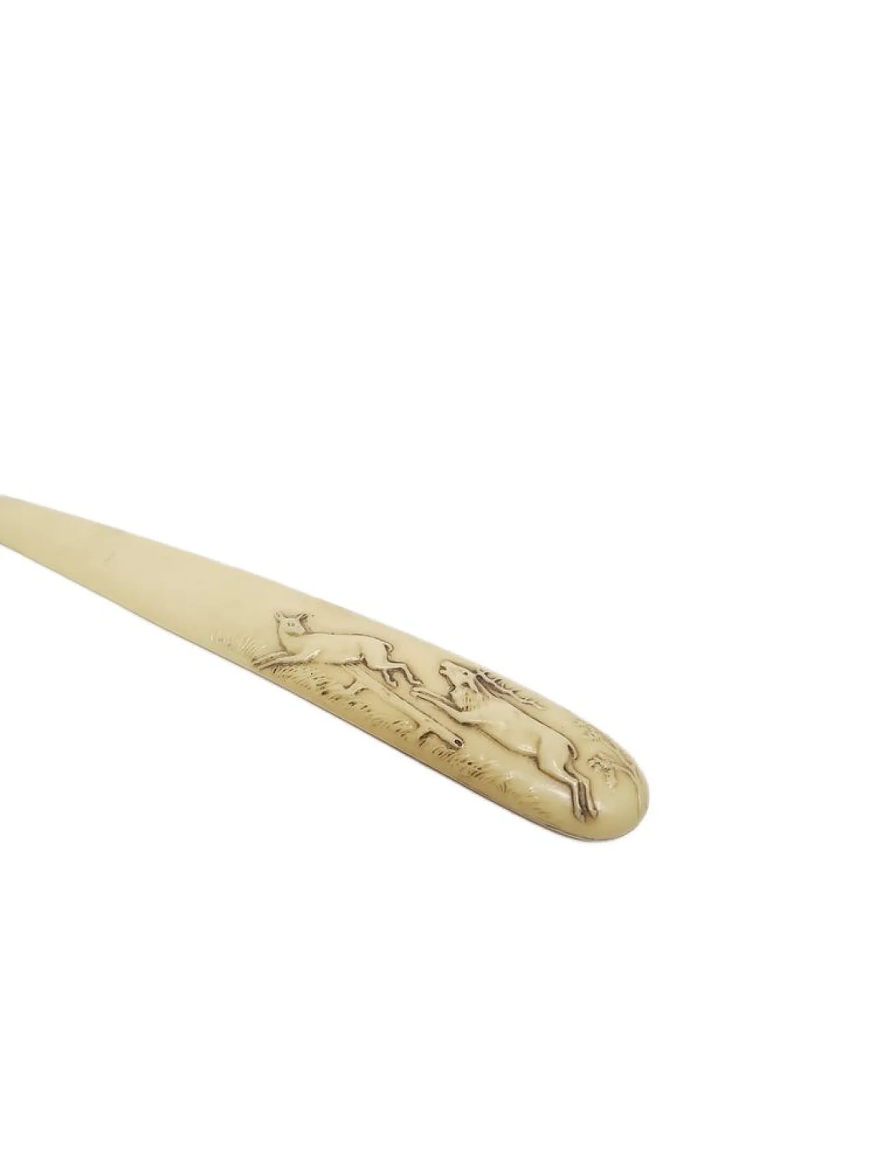 Art Nouveau Style Figurative Letters Knife, Poland, 1900s 5