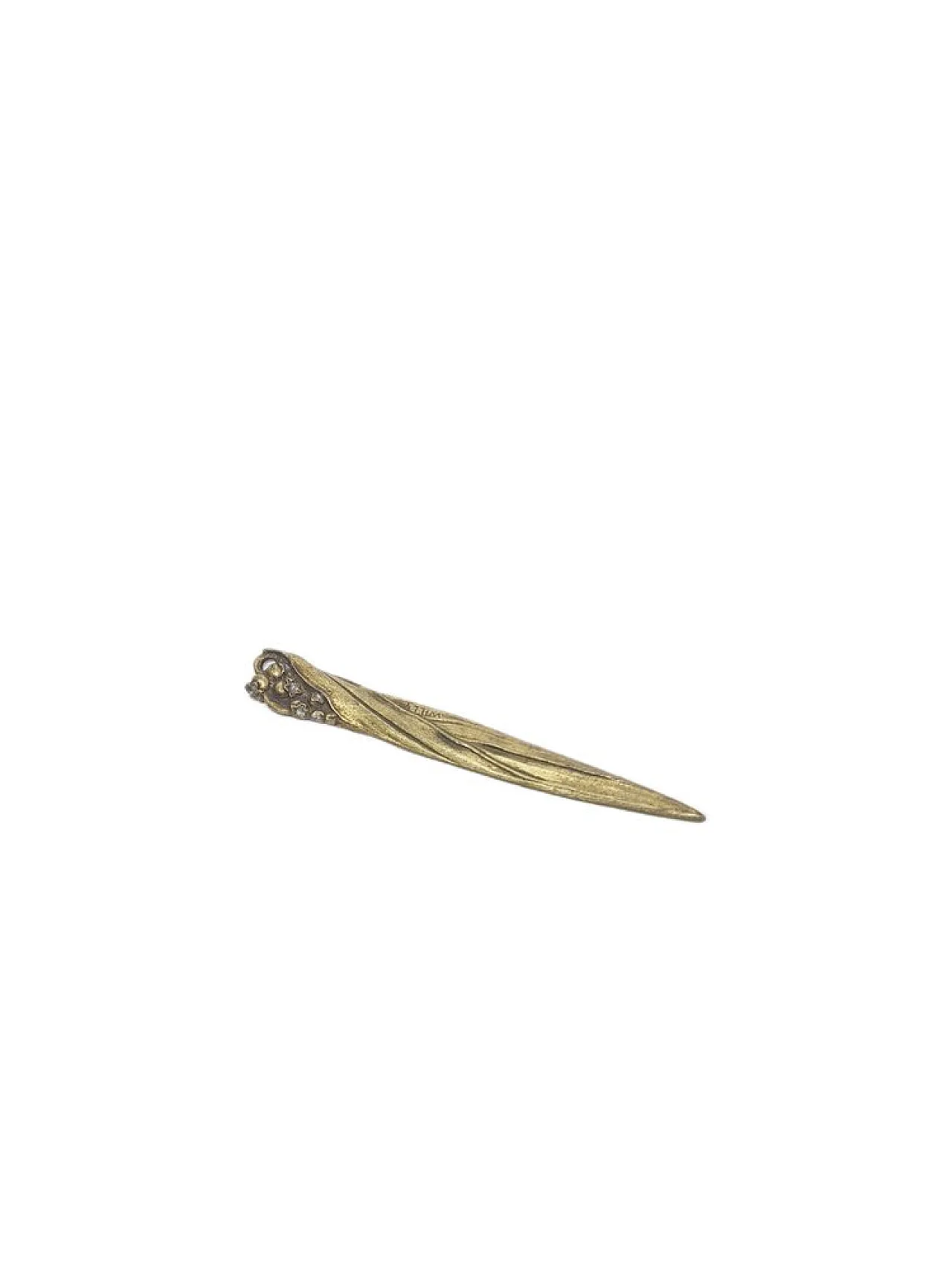 Coltello con lettere figurative in stile Art Nouveau, primi del '900. 2