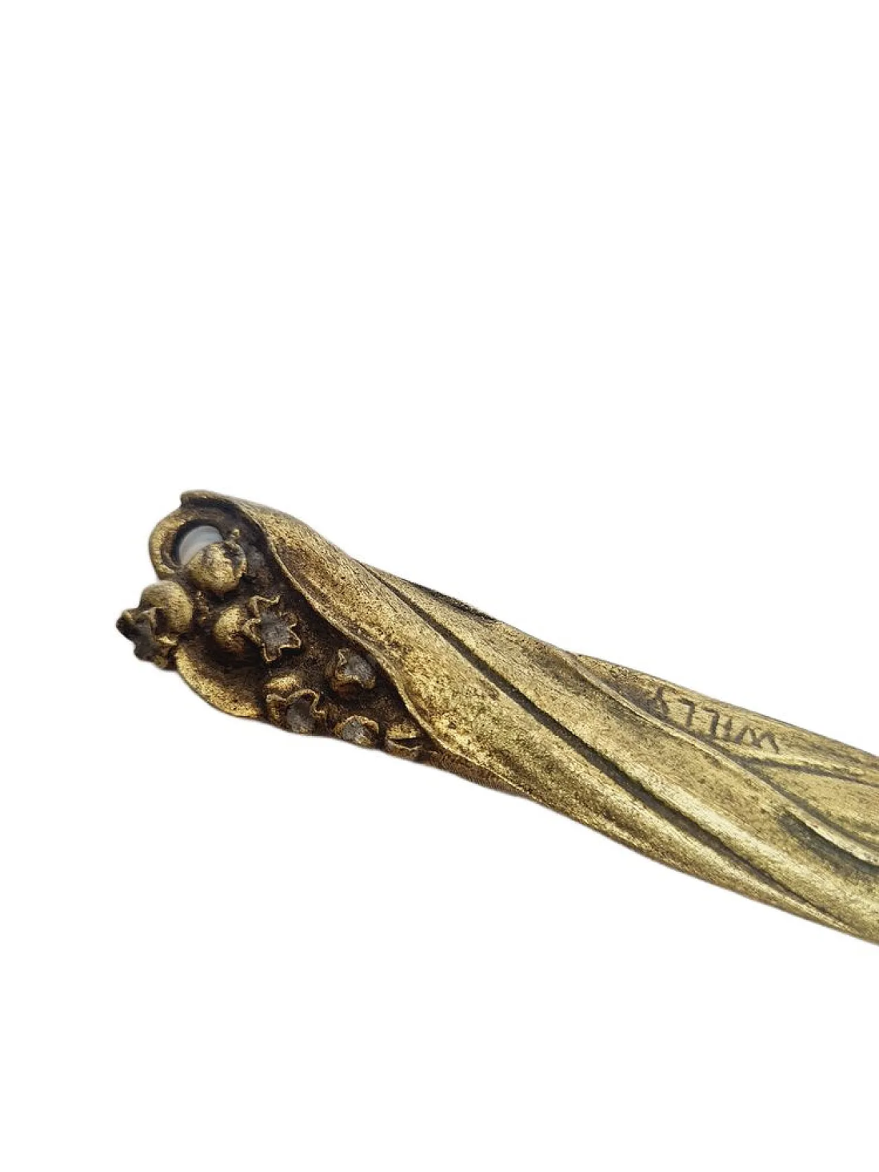 Coltello con lettere figurative in stile Art Nouveau, primi del '900. 6