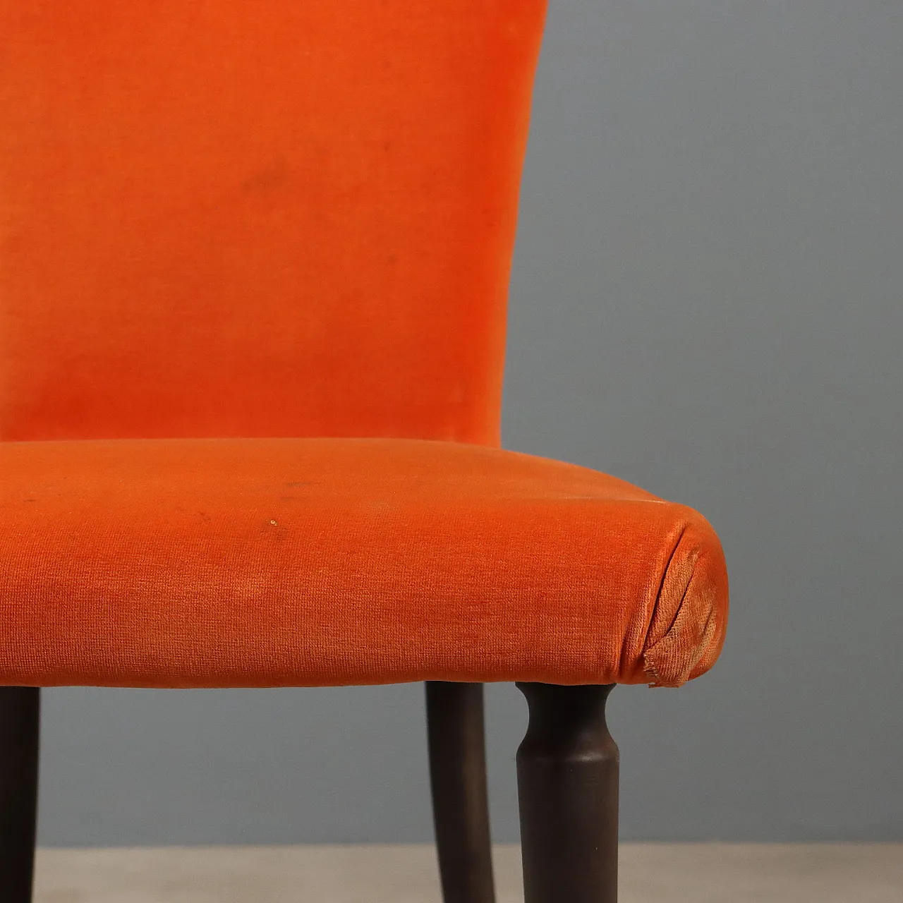 8 Chairs in fabric, 1980s 6