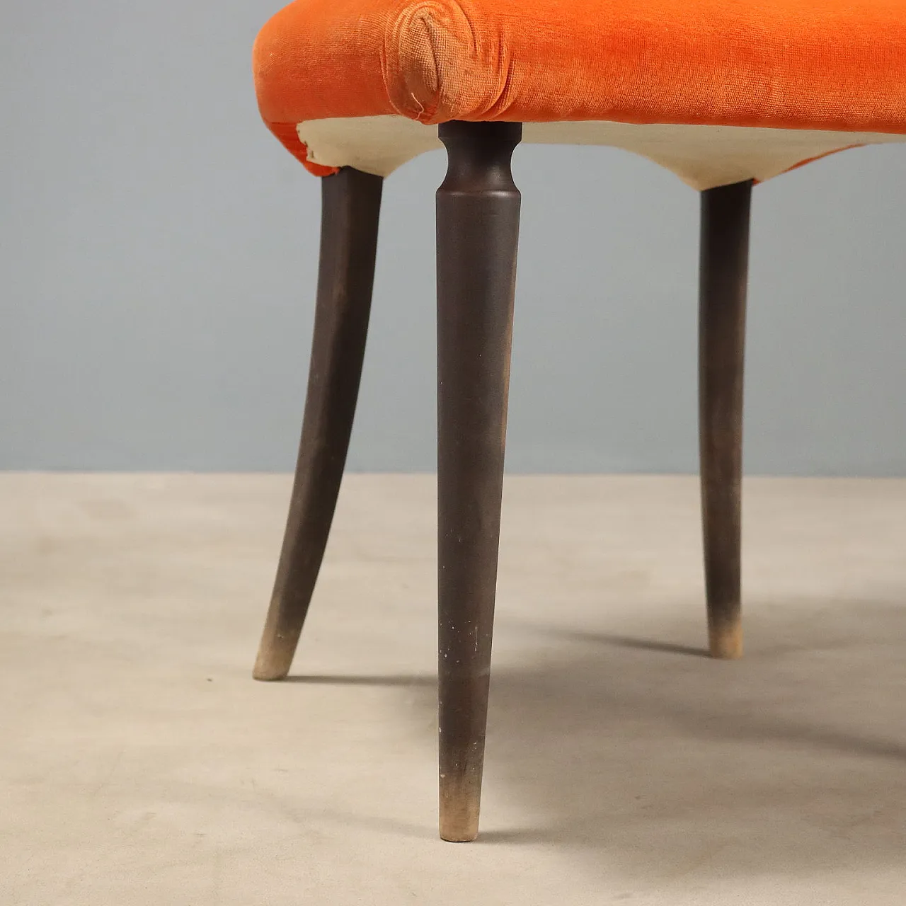 8 Chairs in fabric, 1980s 7