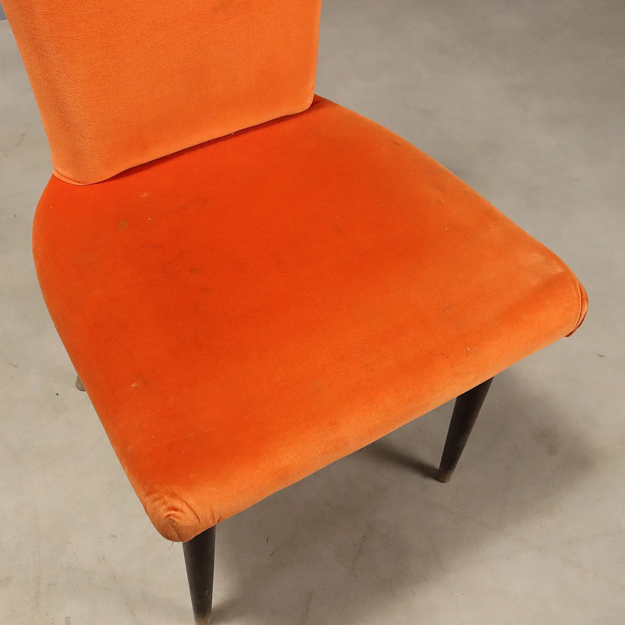 8 Chairs in fabric, 1980s 8