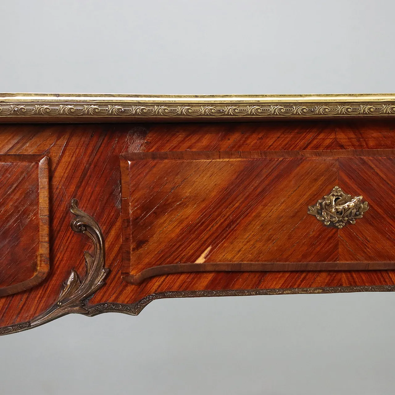 Napoleon III style desk in bois de rose, 19th century 6