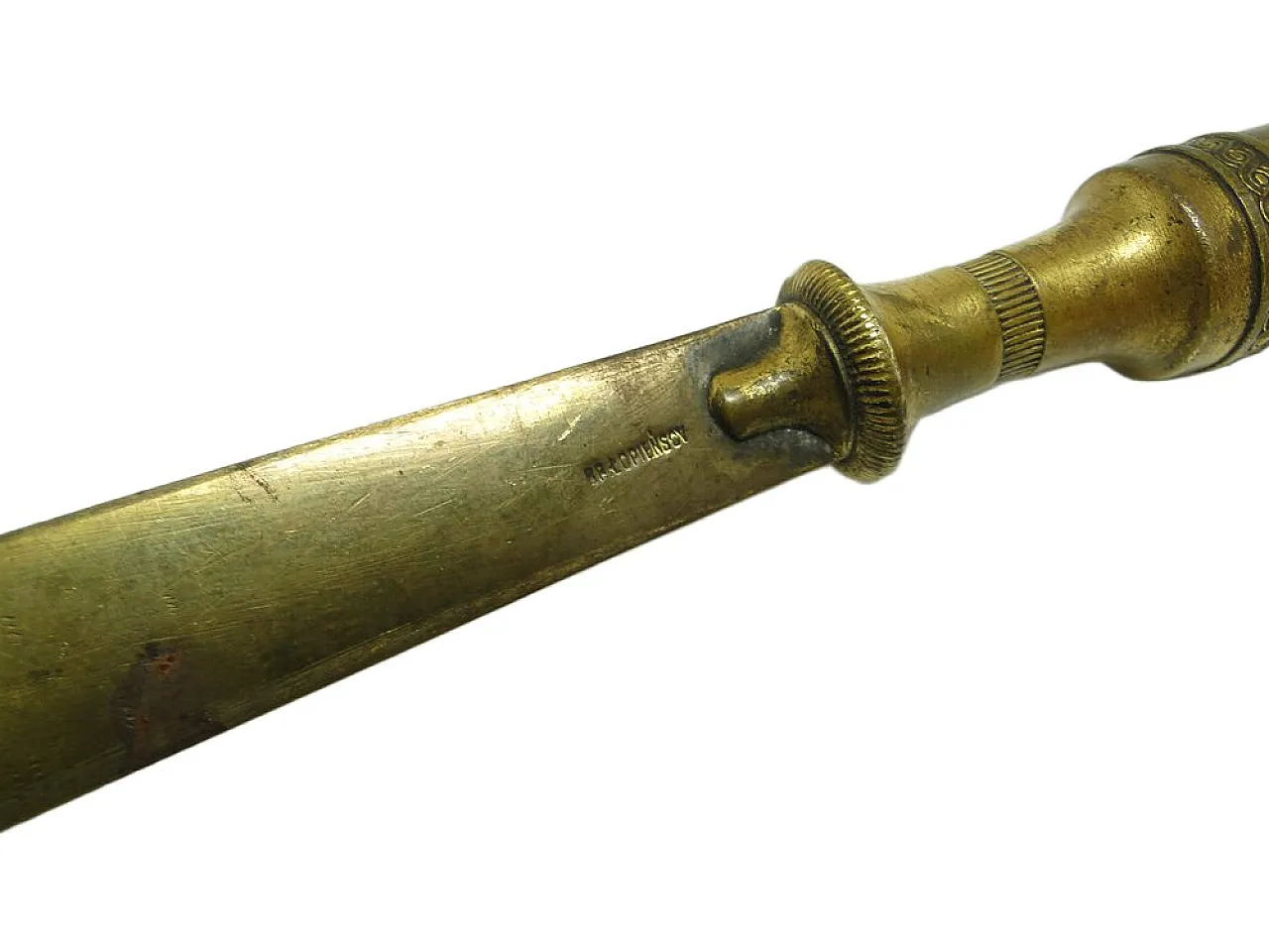 Apribusta in ottone antico 7