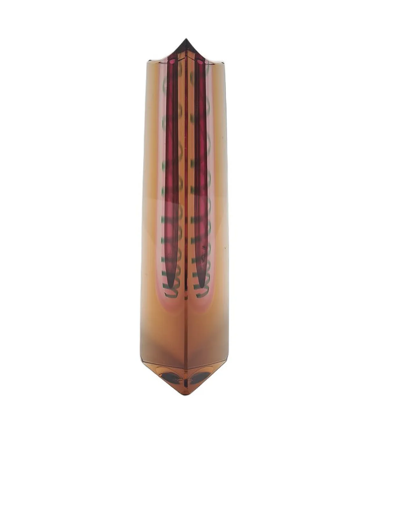 Vaso Art Déco da Exbor, ex Cecoslovacchia, anni '50 12