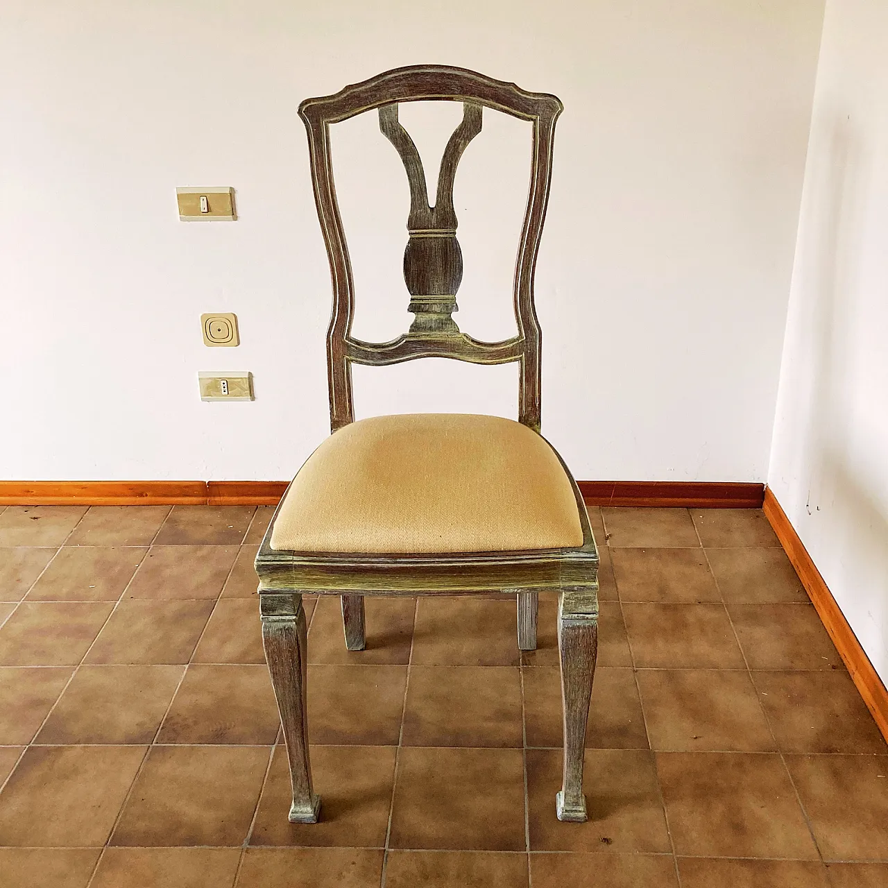 4 Dining chairs, 1960s 3