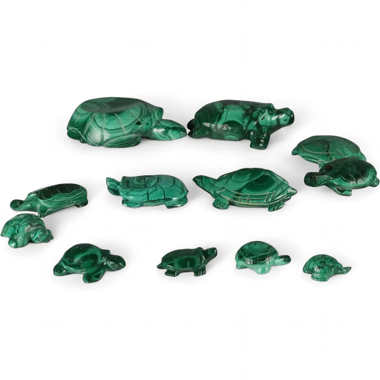 12 Tartarughe in malachite, '900 7