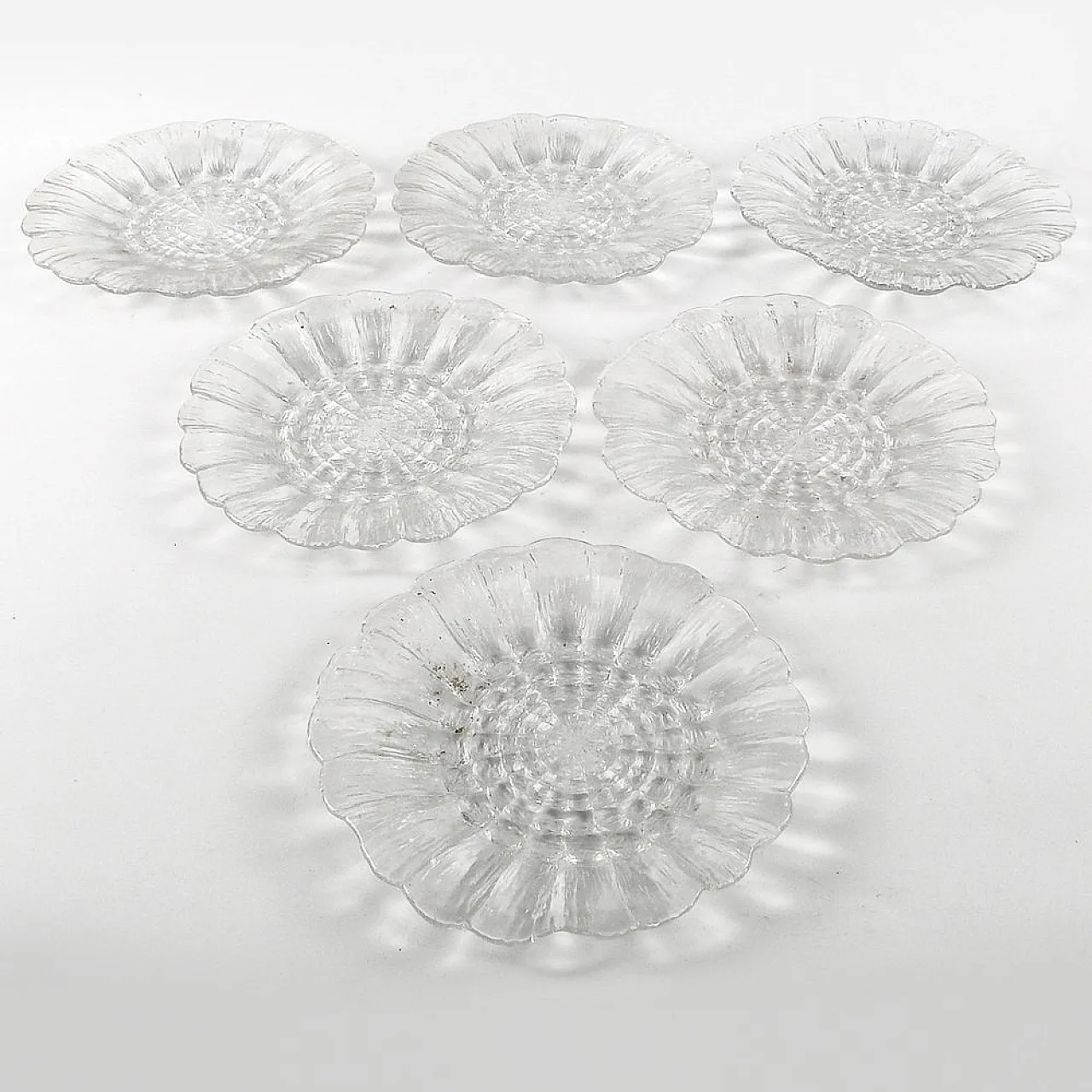 Set da dessert Cora di J. Drost, Ząbkowice Gospodarcza Huta, Polonia, 1970 1