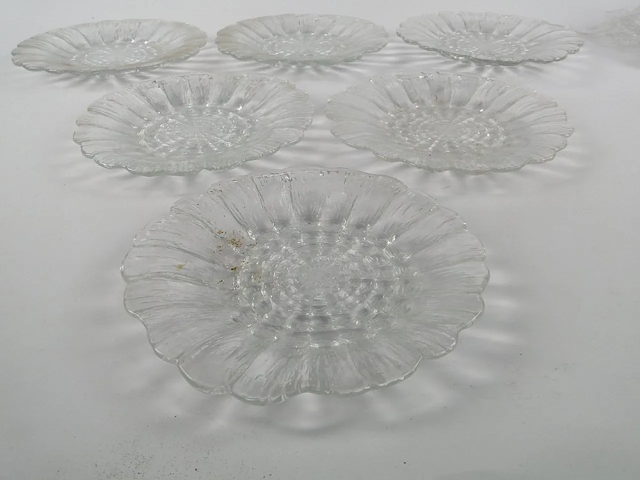 Set da dessert Cora di J. Drost, Ząbkowice Gospodarcza Huta, Polonia, 1970 7
