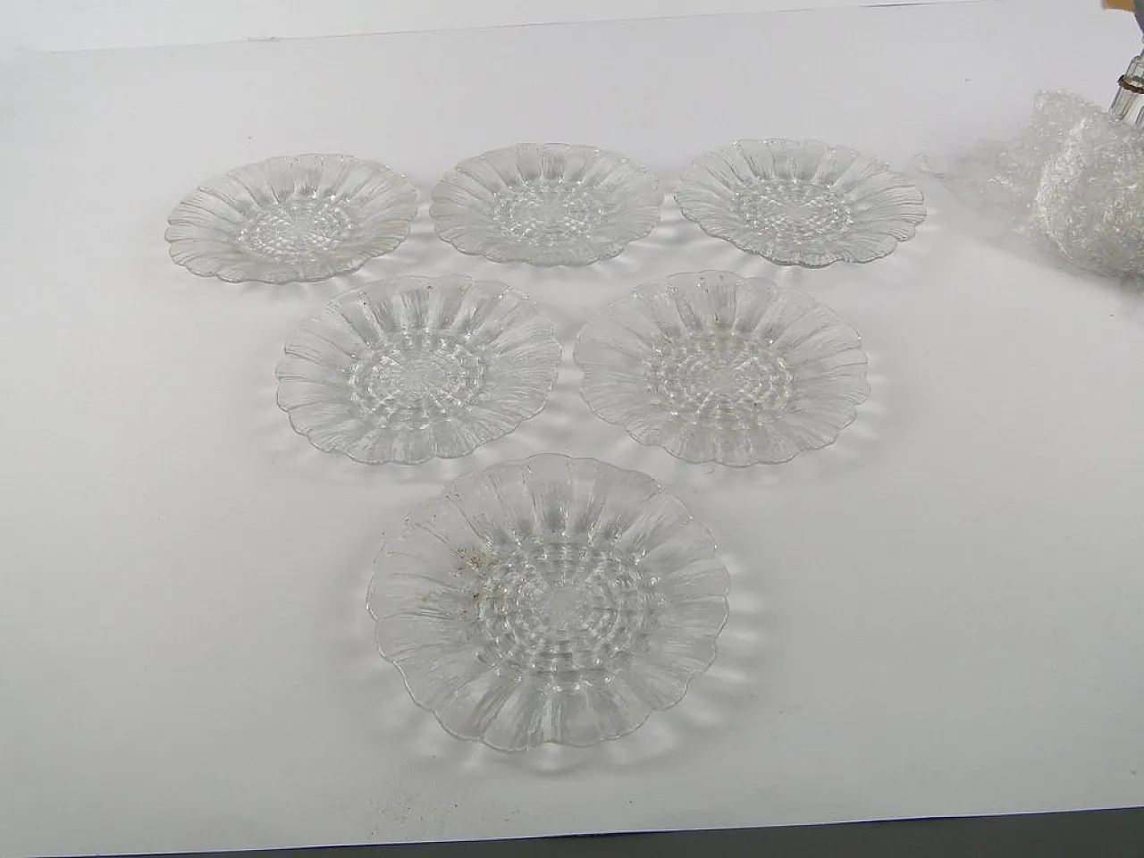 Set da dessert Cora di J. Drost, Ząbkowice Gospodarcza Huta, Polonia, 1970 8