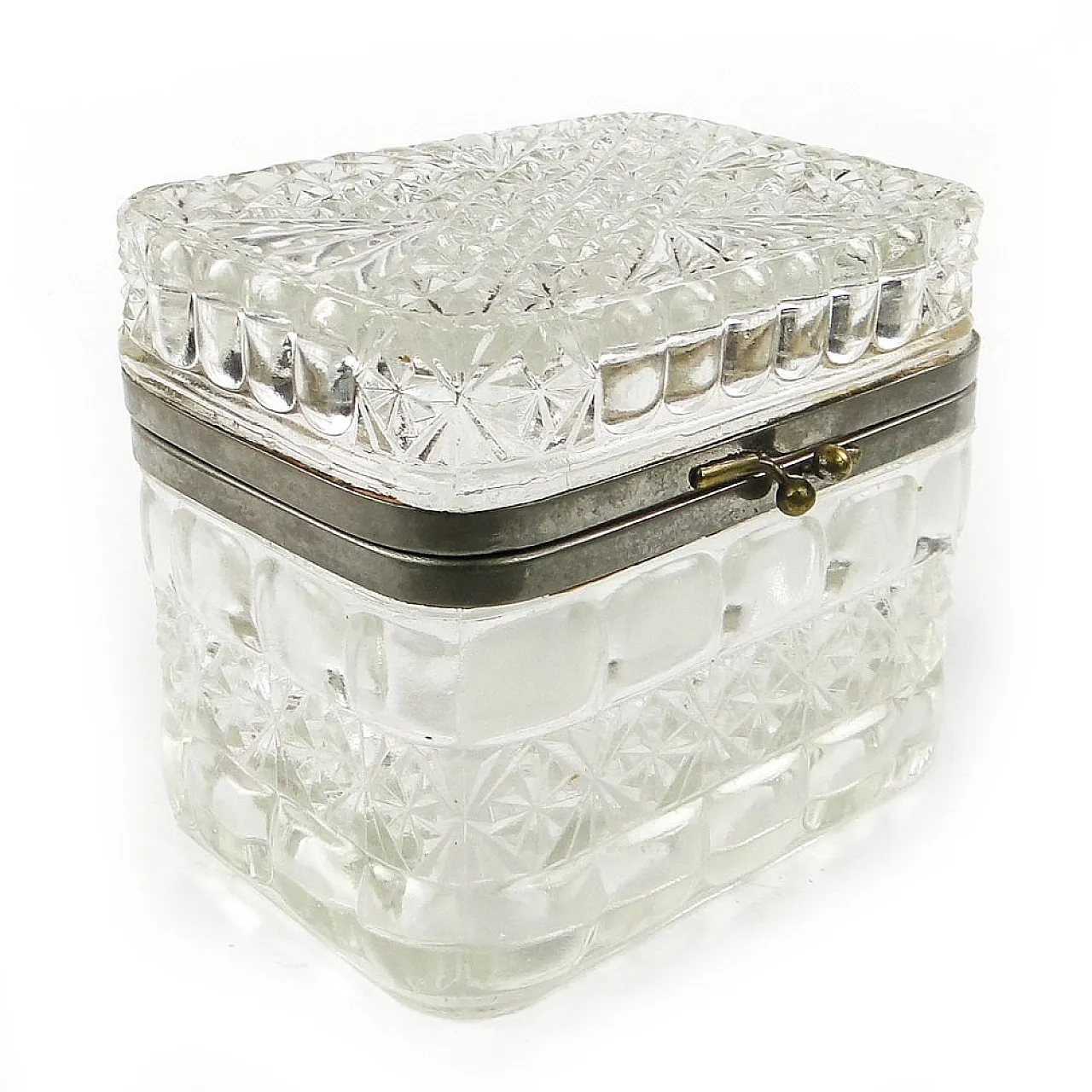 Cut Glass Casket Box 1