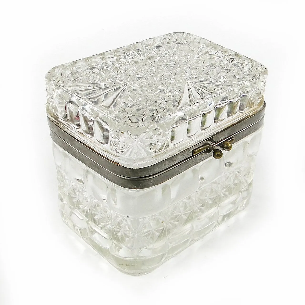 Cut Glass Casket Box 2