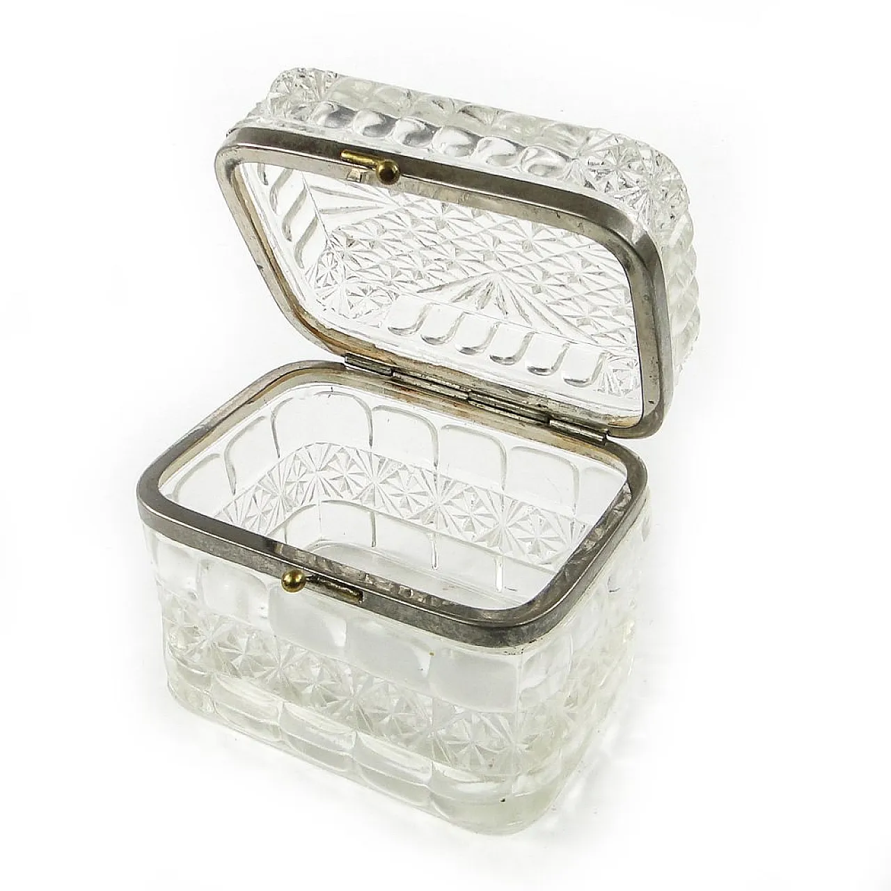 Cut Glass Casket Box 7